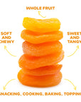 DRIED APRICOTS - 2 OZ - 3 PACKS
