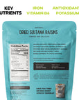 DRIED SULTANA RAISINS - 16 OZ