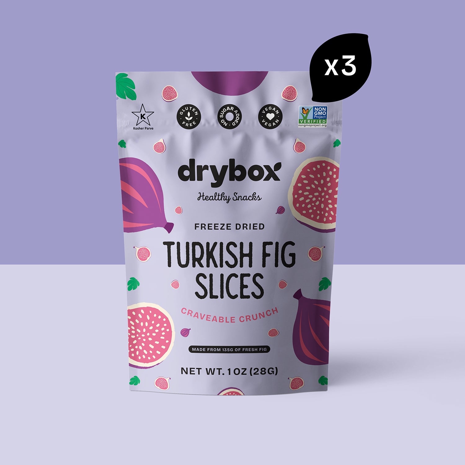 FREEZE DRIED TURKISH FIG SLICES - 1 OZ – drybox