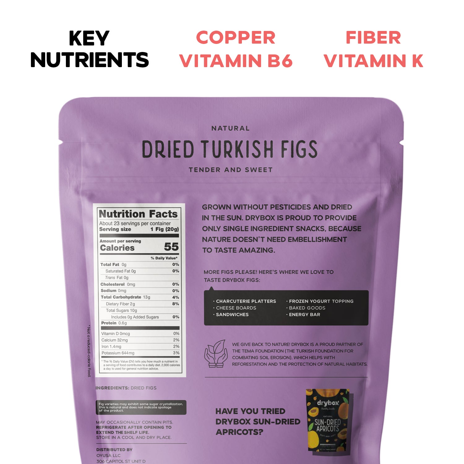 DRIED TURKISH FIGS 1 PACK