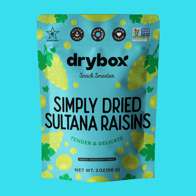 Dried Sultana Raisins 1 Pack - 2 oz (56g)