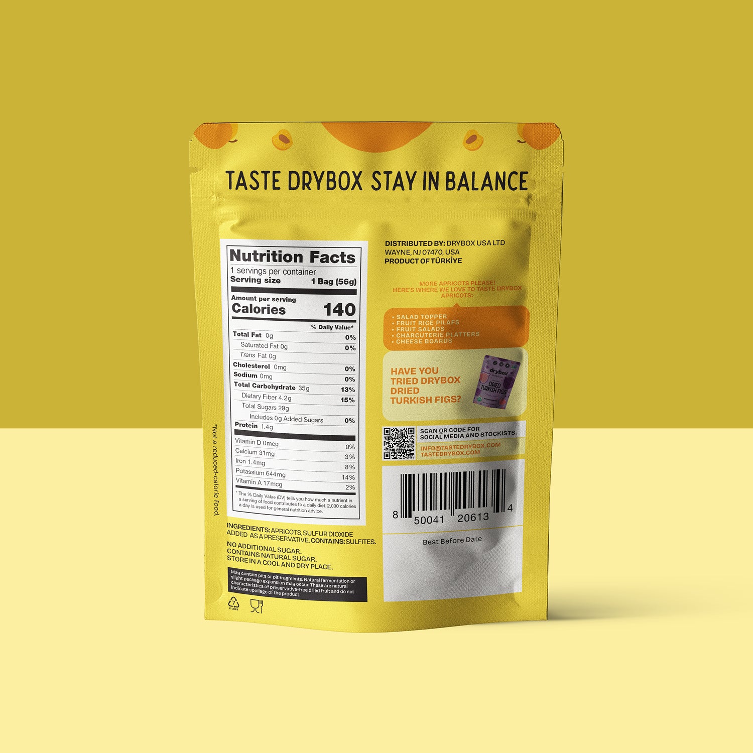 DRIED APRICOTS - 2 OZ