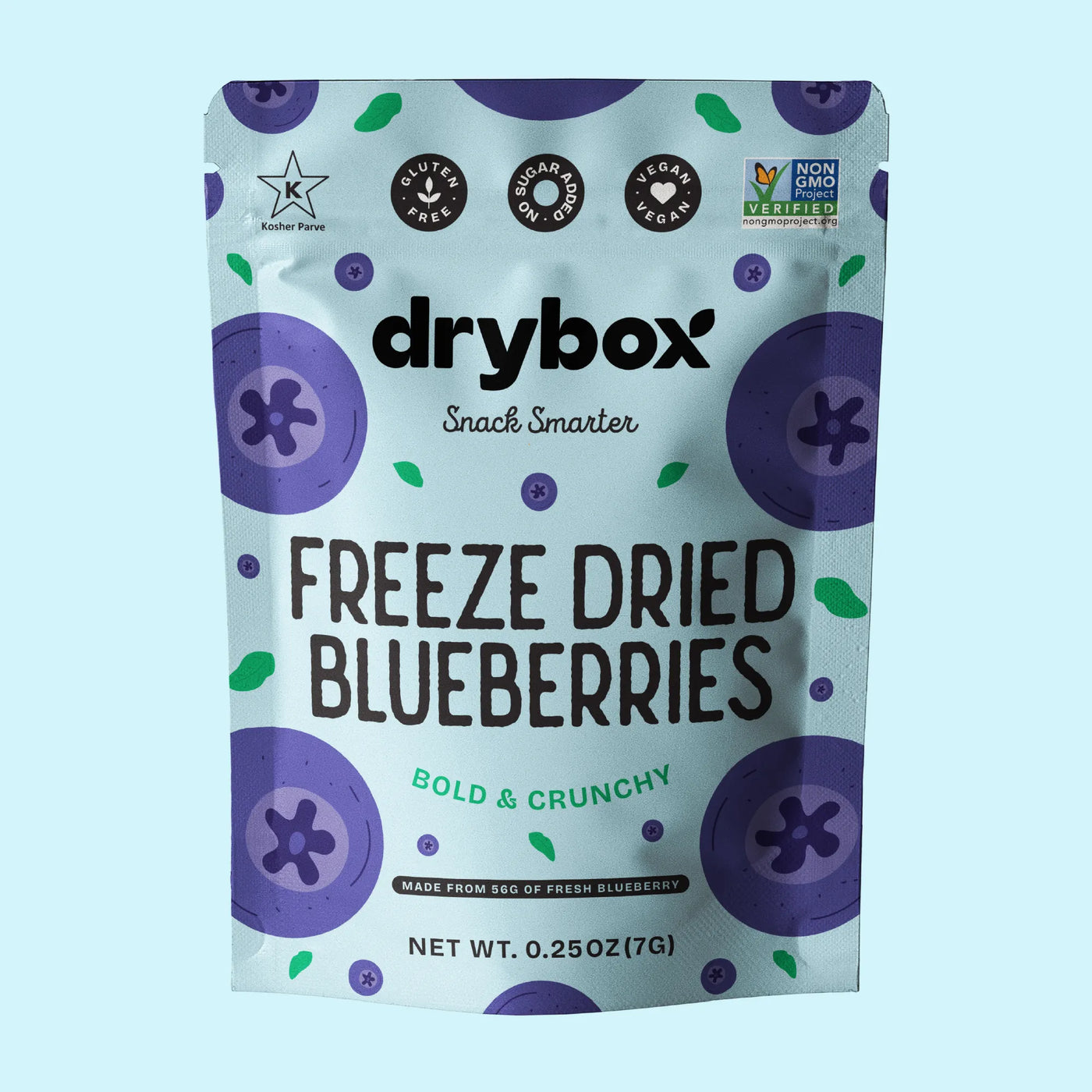 Freeze Dried Blueberries 1 Pack - 0.25 oz (7g)
