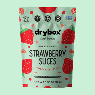 Freeze Dried Strawberry Slices 1 Pack - 0.56 oz (16g)