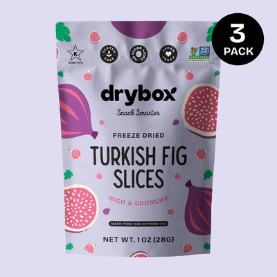 Freeze Dried Turkish Fig Slices 3 Pack - 1 oz (28g)