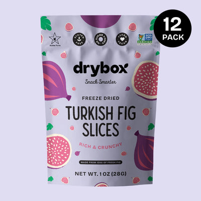 Freeze Dried Turkish Fig Slices 12 Pack - 1 oz (28g)