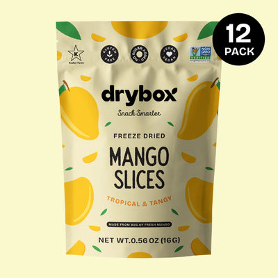 Freeze Dried Mango Slices 12 Pack - 0.56 oz (16g)