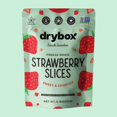 Freeze Dried Strawberry Slices 1 Pack - 0.18 oz (5g)