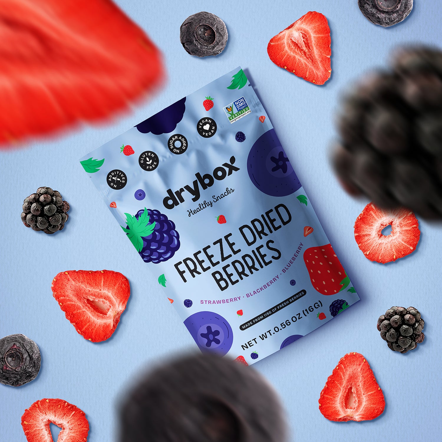 FREEZE DRIED BERRIES - 0.56 OZ – drybox