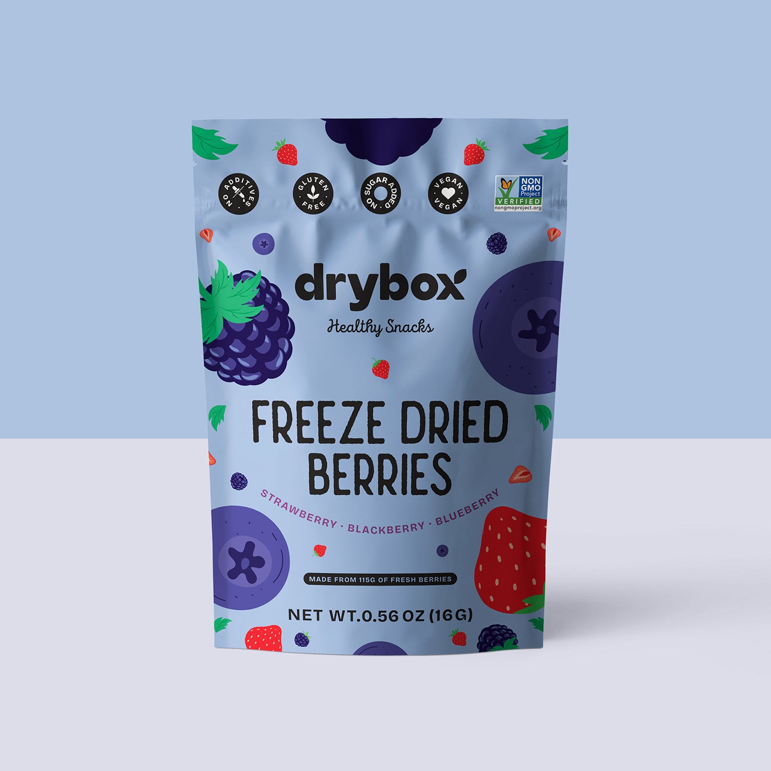 FREEZE DRIED BERRIES - 0.56 OZ