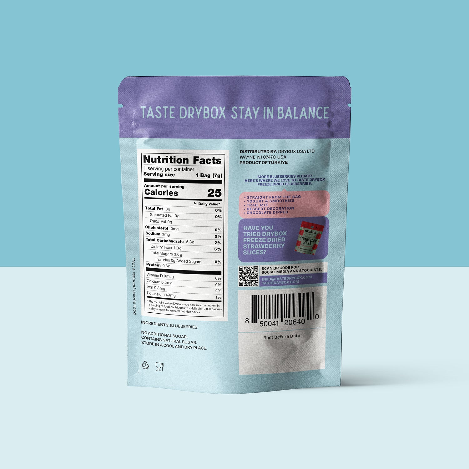 FREEZE DRIED BERRIES - 0.25 OZ