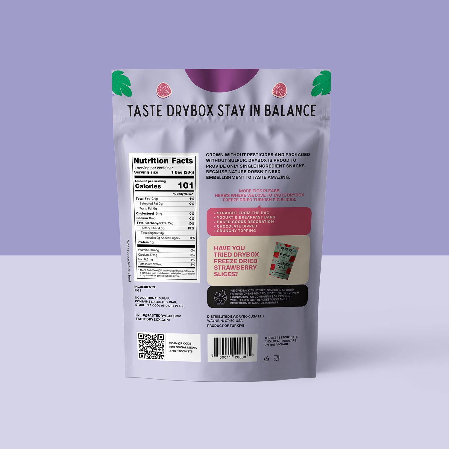 FREEZE DRIED TURKISH FIG SLICES - 1 OZ