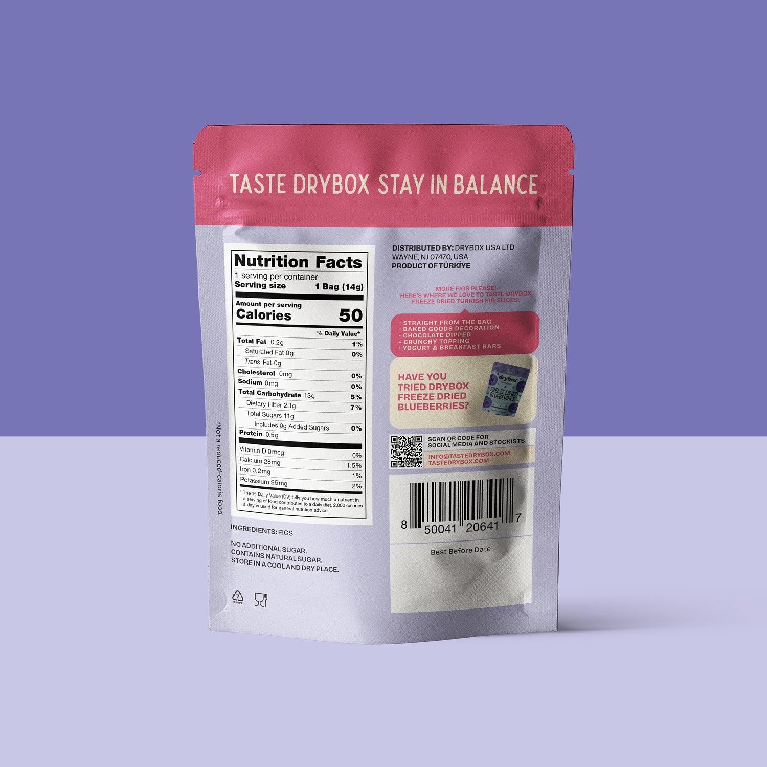 FREEZE DRIED TURKISH FIG SLICES - 0.5 OZ